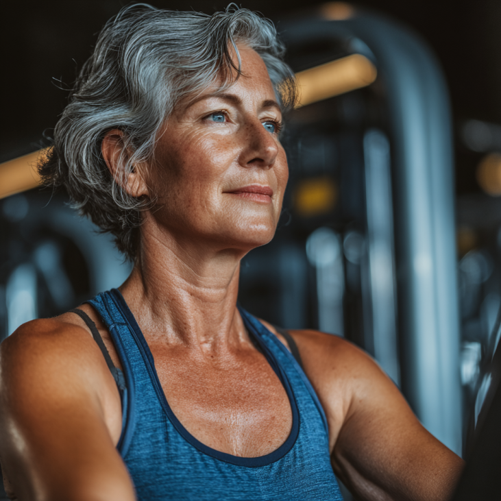 Літні люди займаються фітнесом